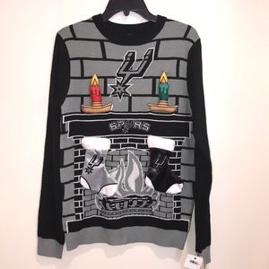 spurs ugly christmas sweater